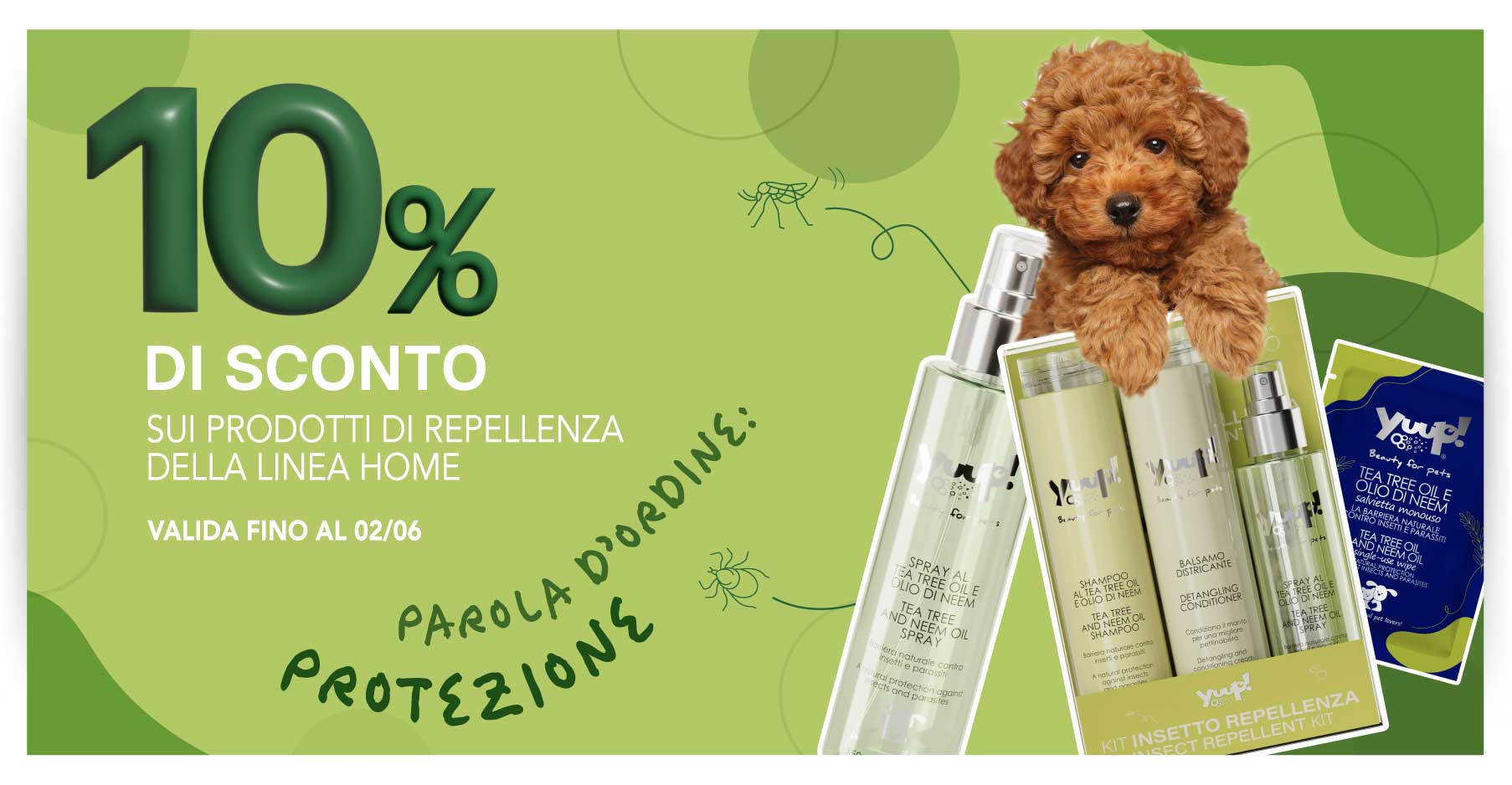 -10% prodotti repellenza Linea Home